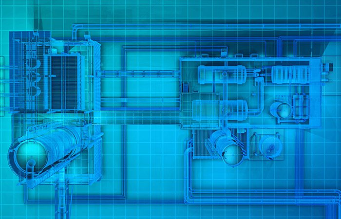 Visualisierung einer wasserwirtschaftlichen Anlage mit BIM-Technologie